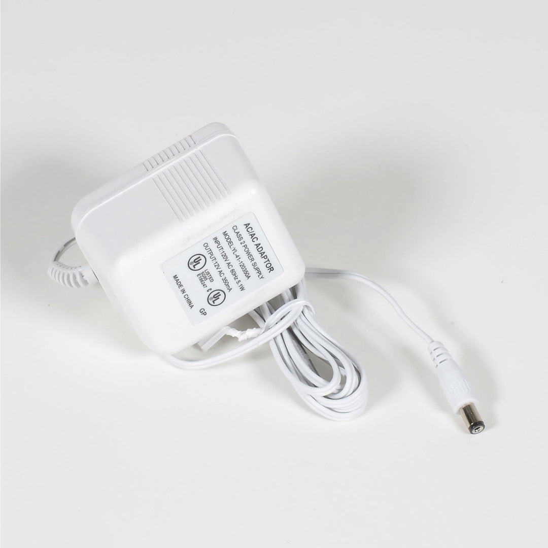 Replacement Adapter 12V AC 350mA white female jack