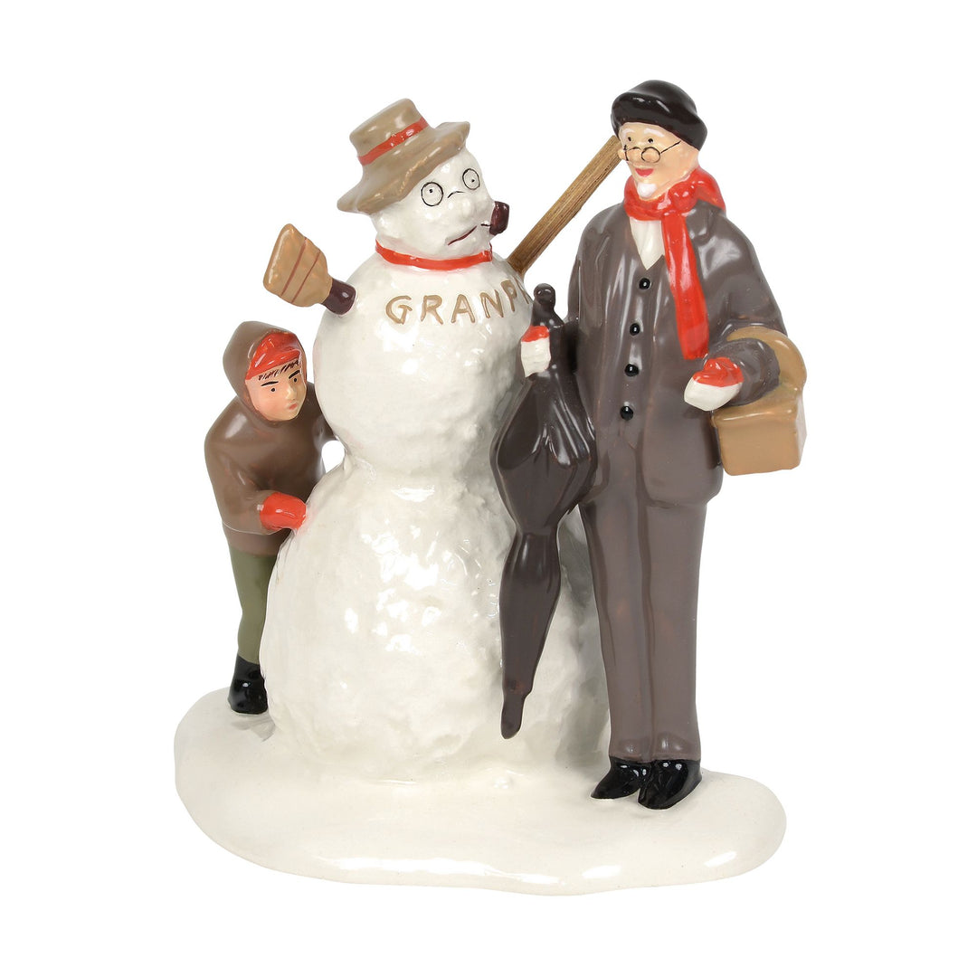 NR's Grandfather and Snowman