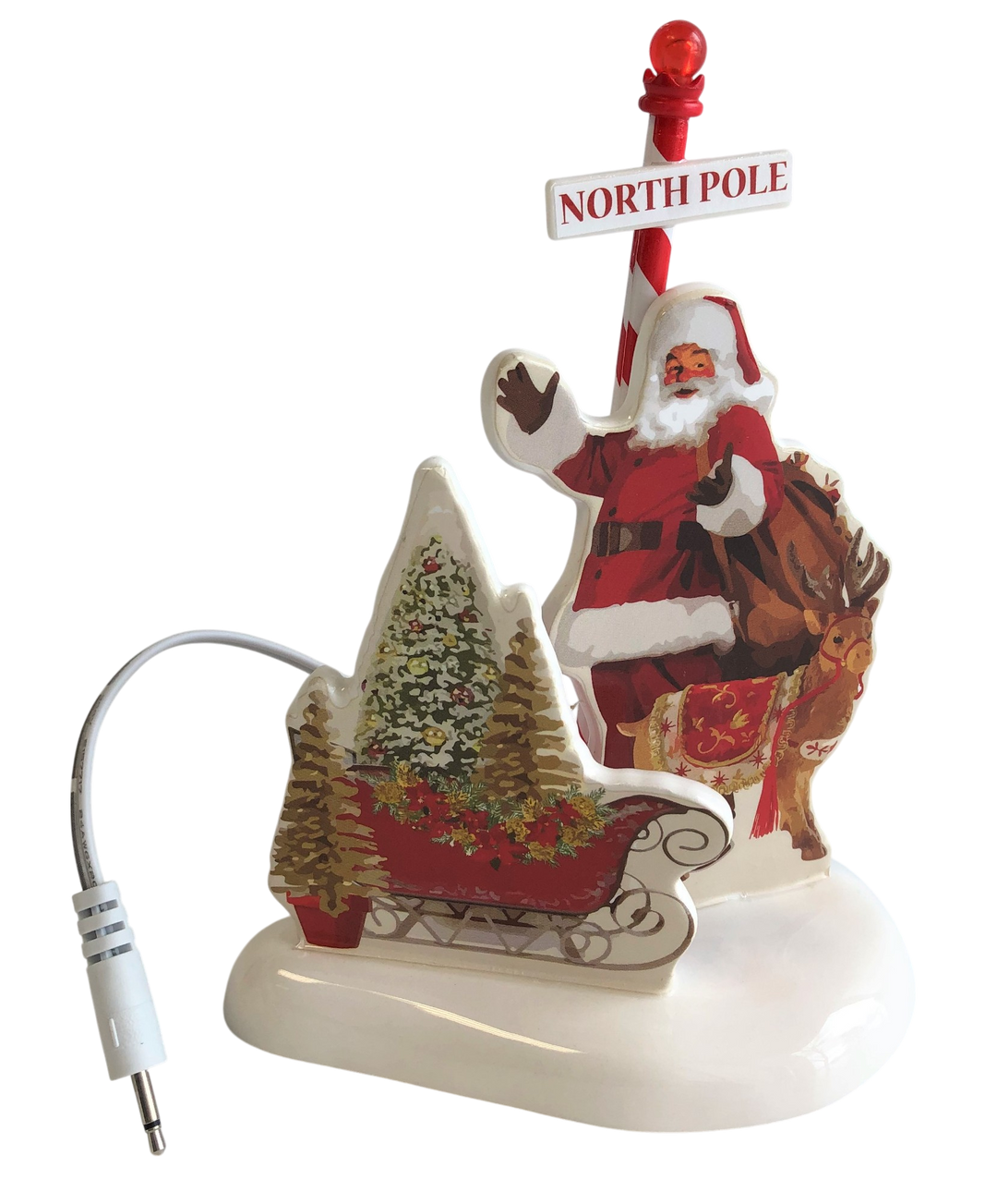 Lit Santa Yard Decor