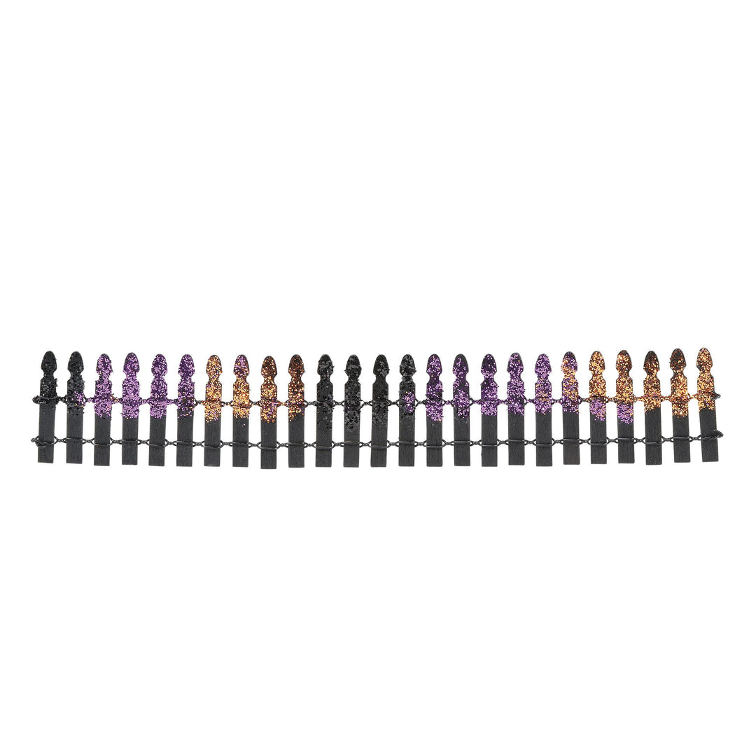 Halloween Glitter Fence