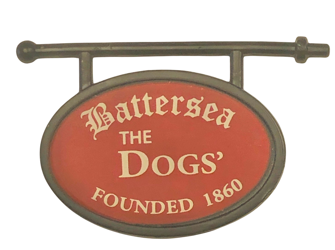 "The Dogs" Hanging Sign
