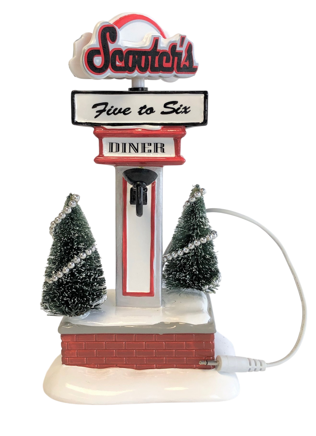 Scooter's Diner Lit Sign