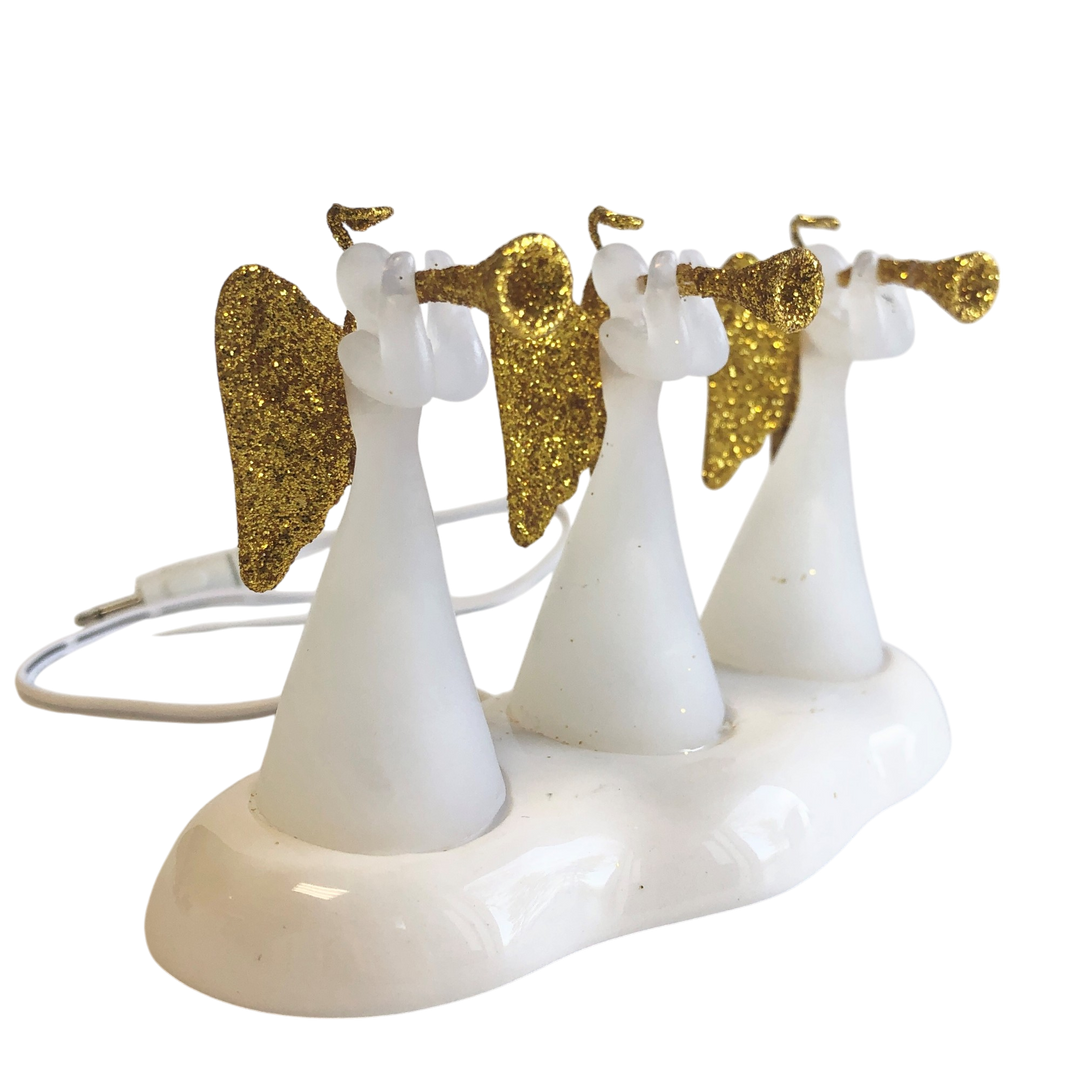 Lit Angel Trio Decor
