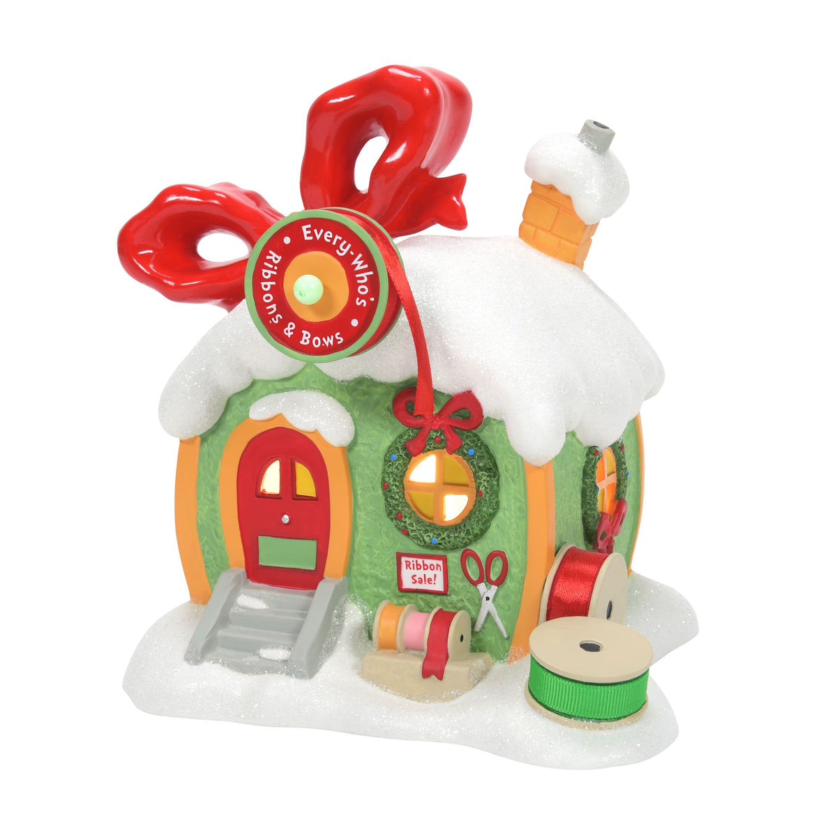 Department 56 Every Who's Ribbon & Bows Grinch villages