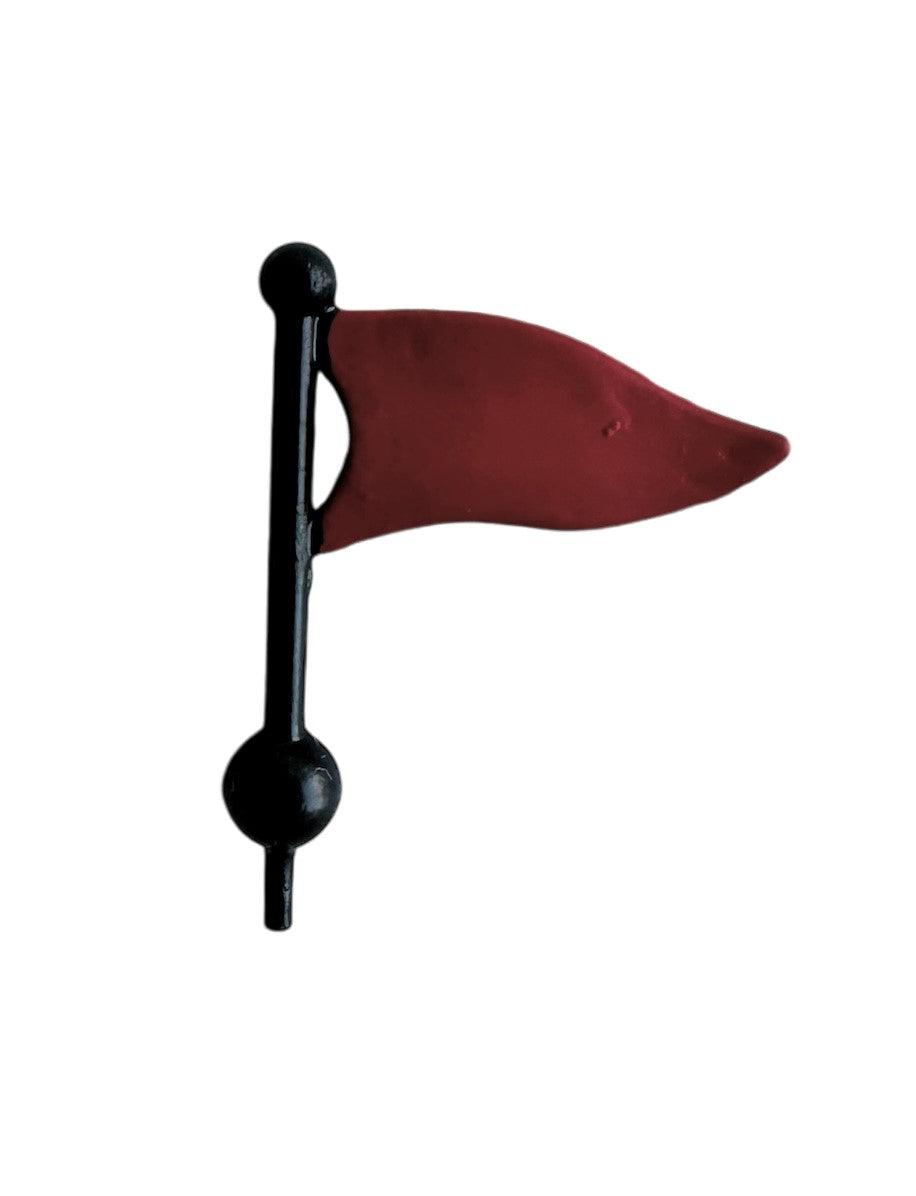 Red Flag w/ black pole