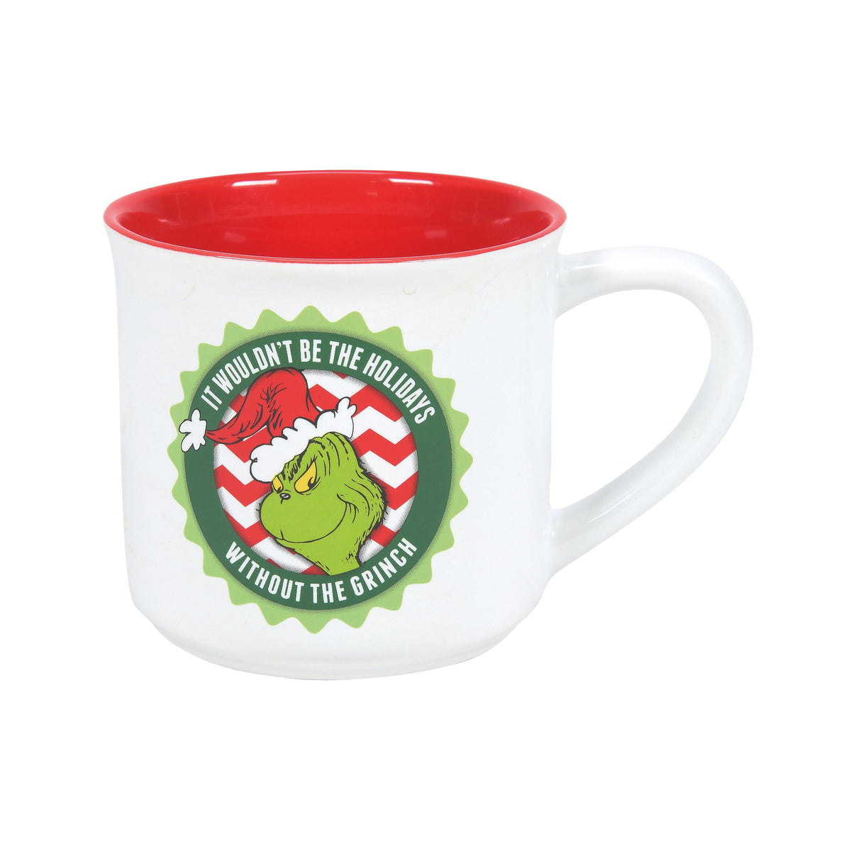 Department 56 Dr. Seuss The Grinch Dashing Through The No Coffee Mug, 1  Count (Pack of 1), Multicolor