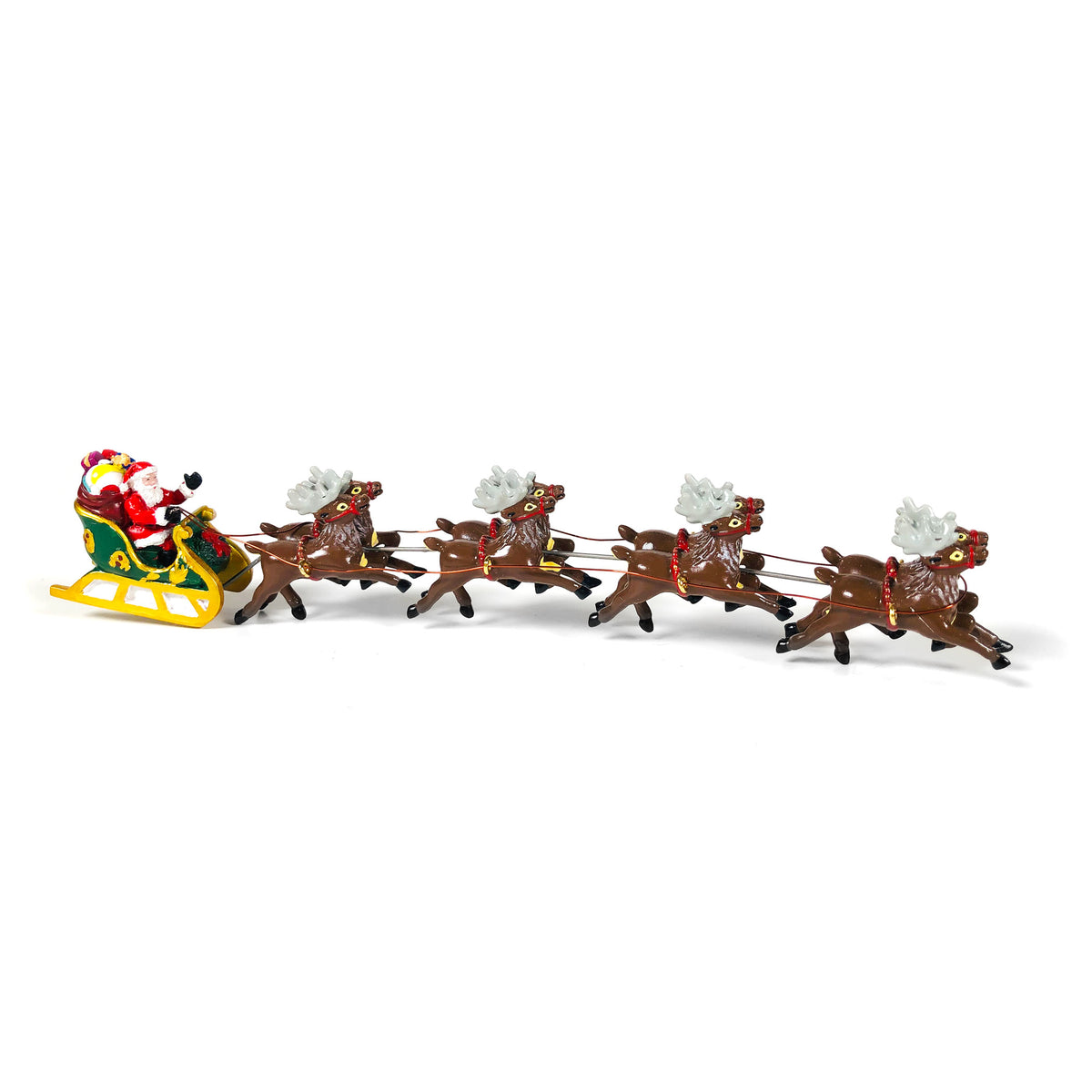 Lot - Lot of 5, Department 56 Accessories including:, Fishing at Trout  Lake, Village Santa's Sleigh Sign, Village Santa Sign, String of  Spotlights, Valentine's Decorating Set (set of 5), We have not