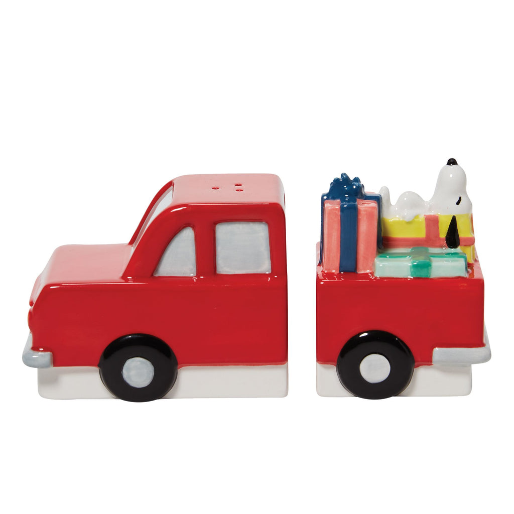 Snoopy Red Truck