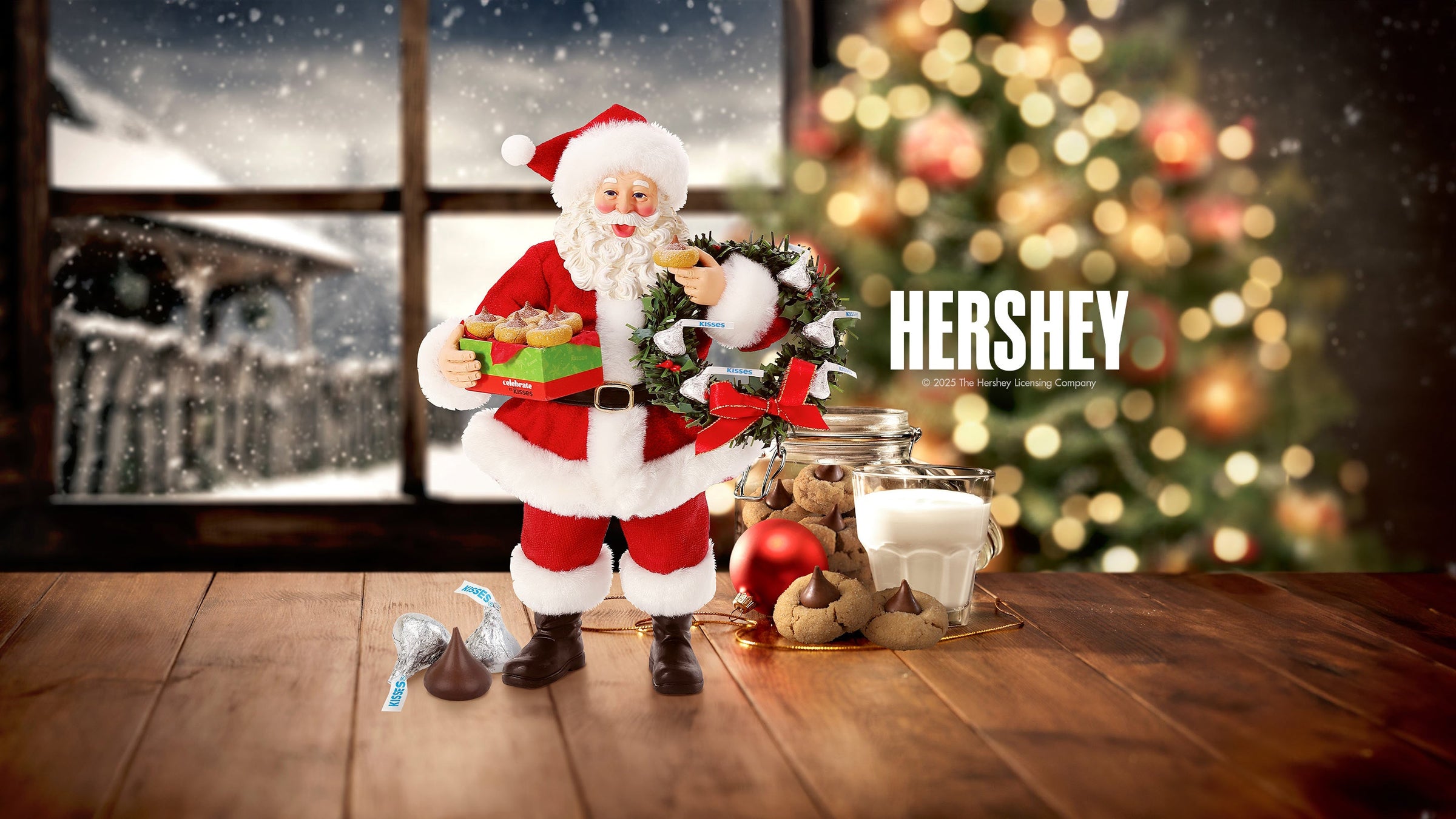 Department 56 Village Hershey Santa figurine