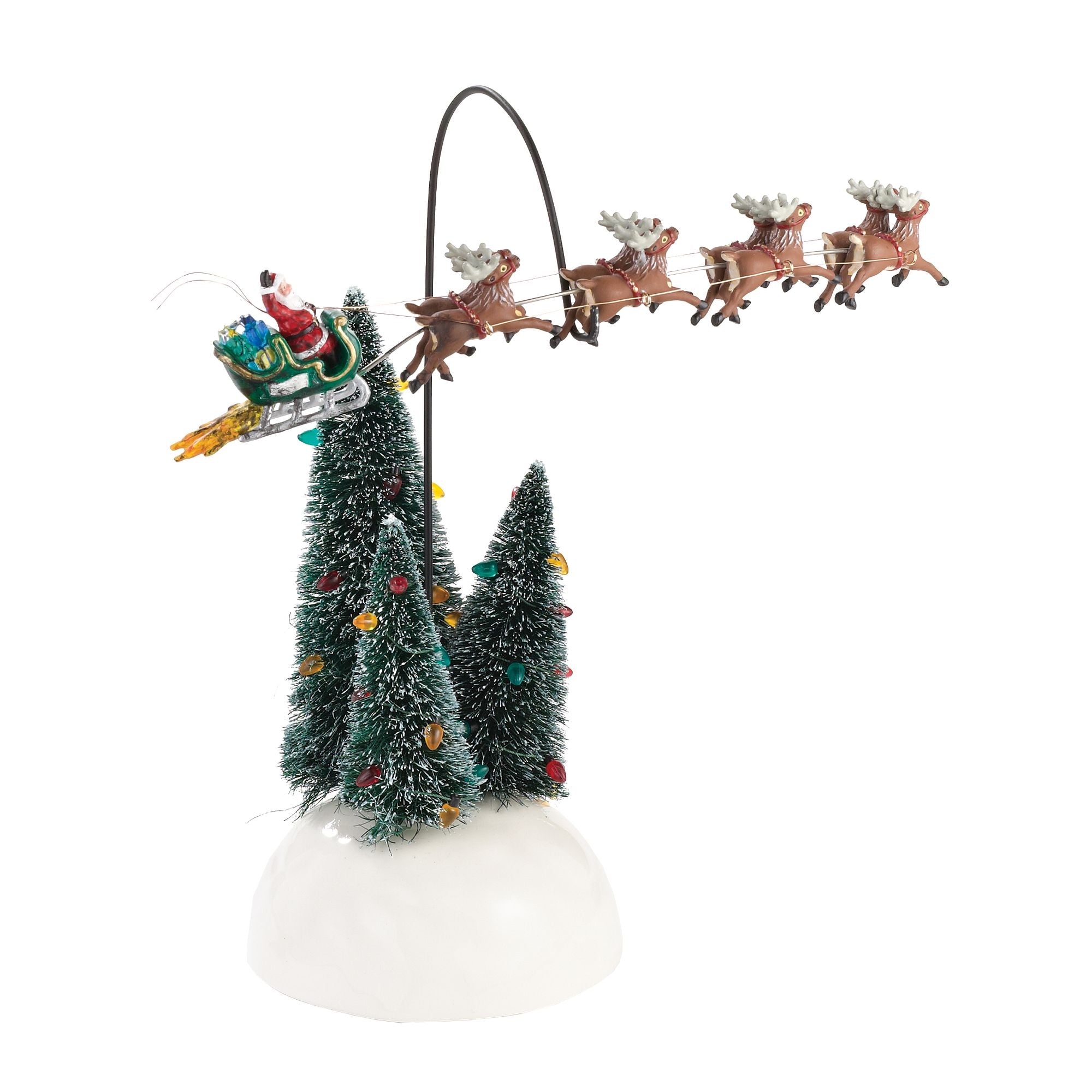 Animated Flaming Sleigh – Department 56