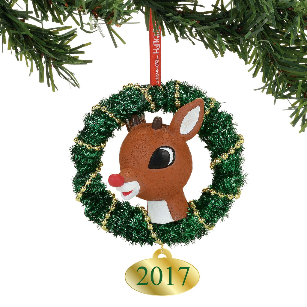 Rudolph Wreath Ornament
