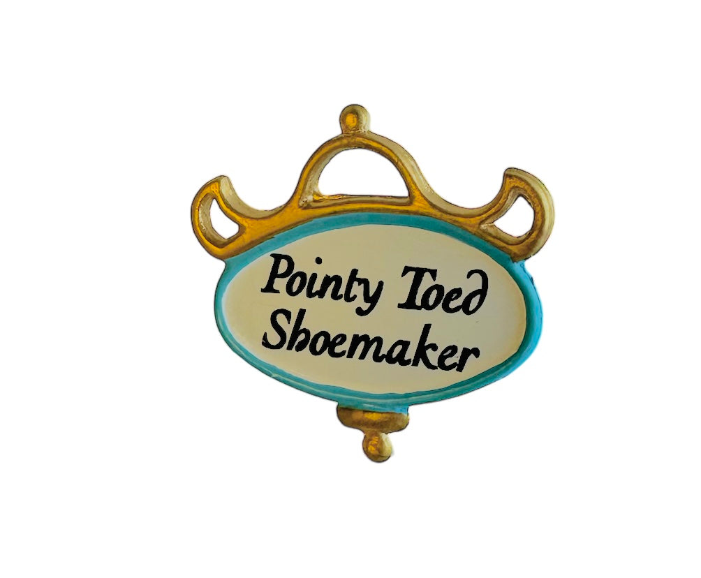 Pointy Toed Shoemaker Sign