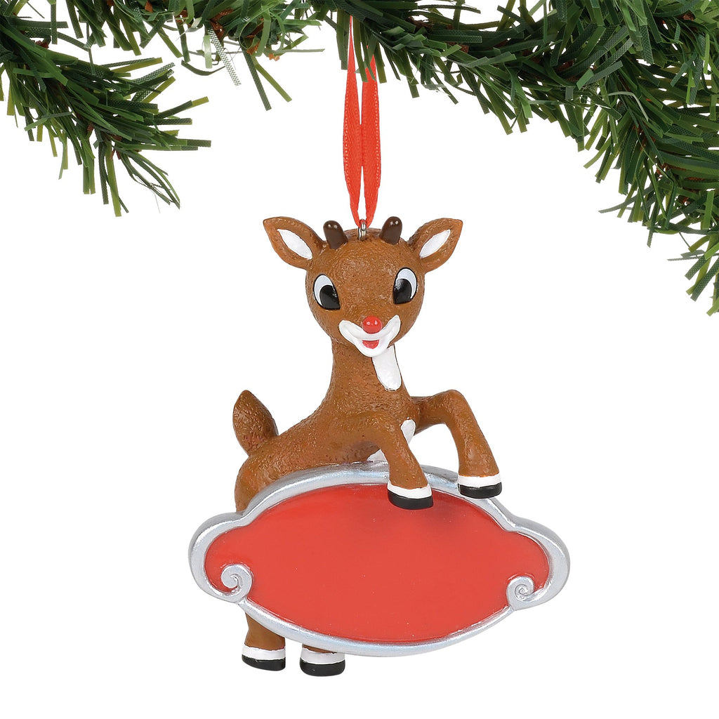 Rudolph Personalizable Orn.