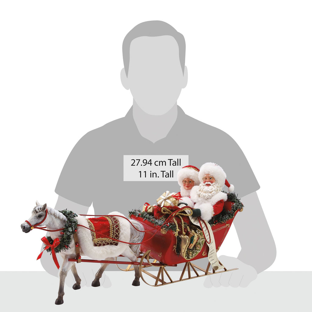 Christmas Traditions XMSPD One Horse Open Sleigh 6000717