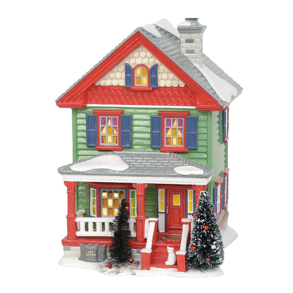  Department 56 Snow Village Oh Holy Night House and Angels Lit  Building and Figurine Set, 6.46 Inch, Multicolor : Home & Kitchen