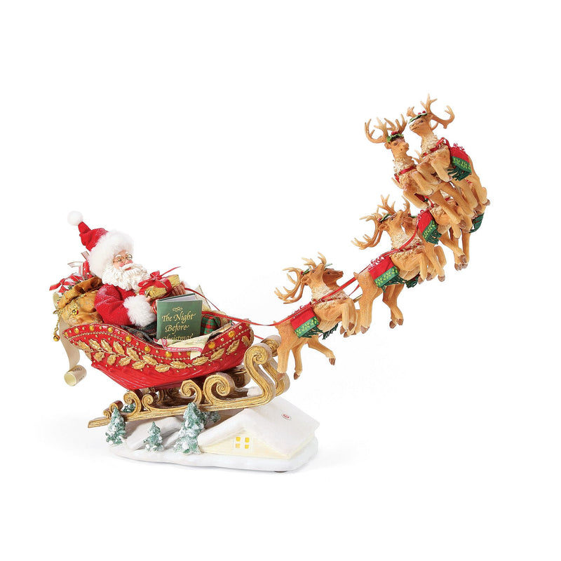 Patience Brewster Dash Away Santa Mini Ornaments Set