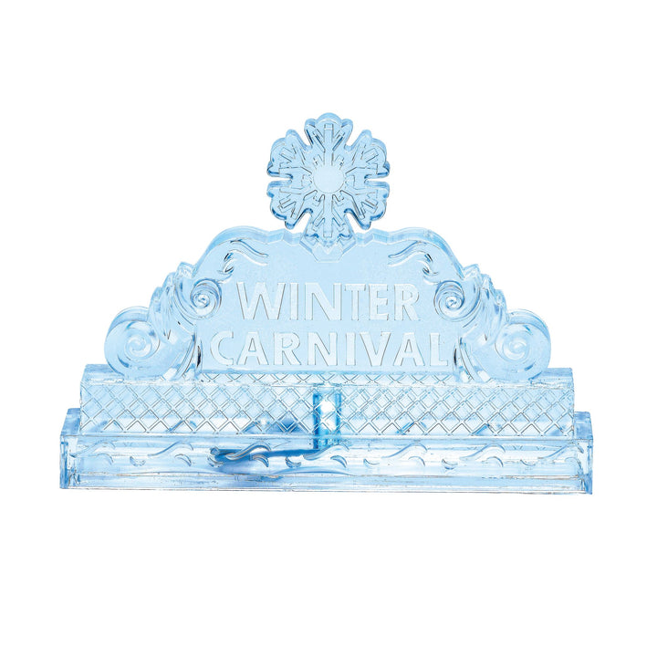 Lit Ice Castle Sign