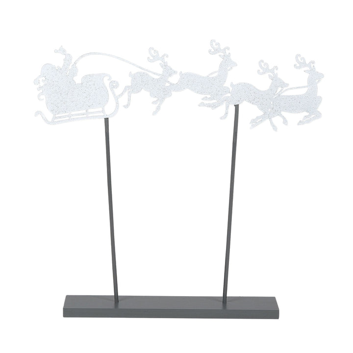 Santa's Sleigh Silhouette