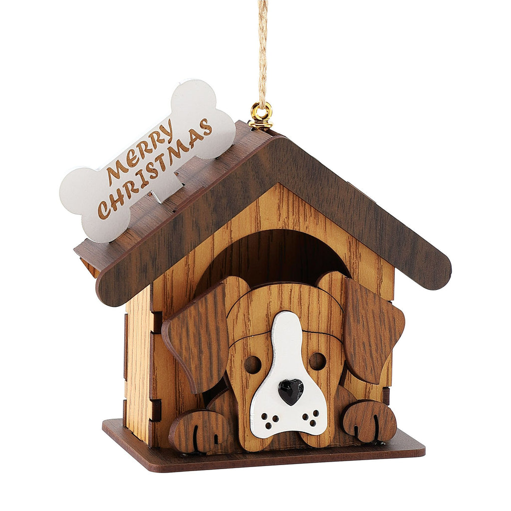 Dog in House Ornament