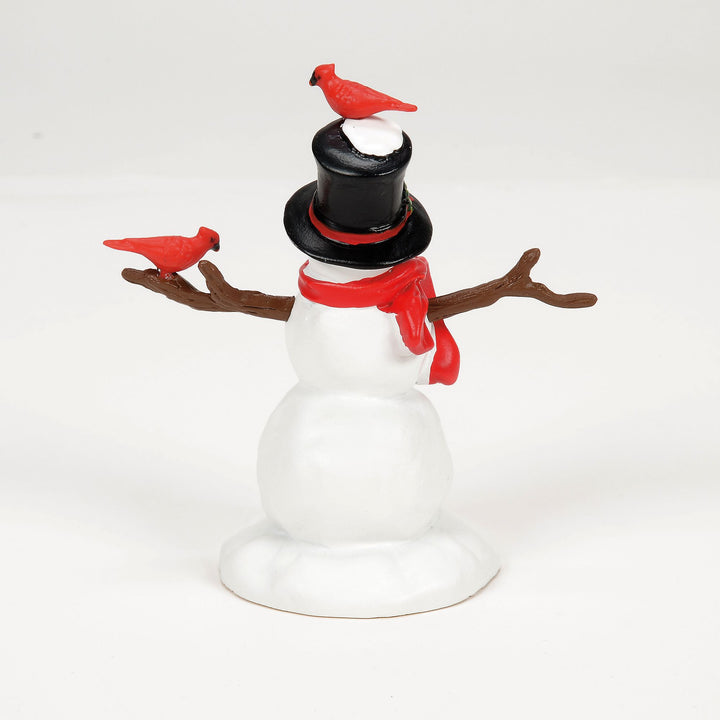 Cardinal Christmas Snowman