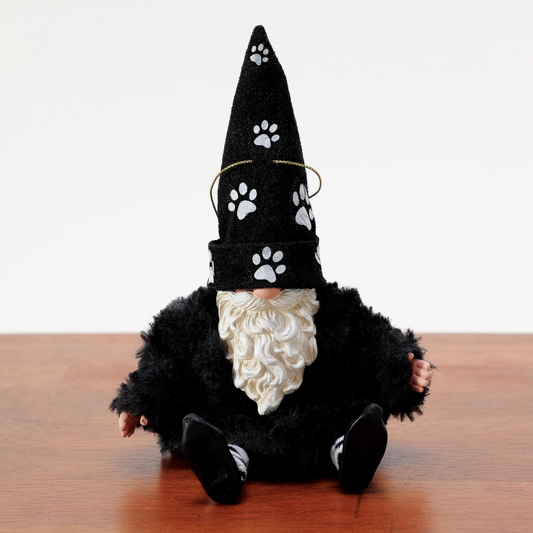 Gnome Furry Pet Orn BLK