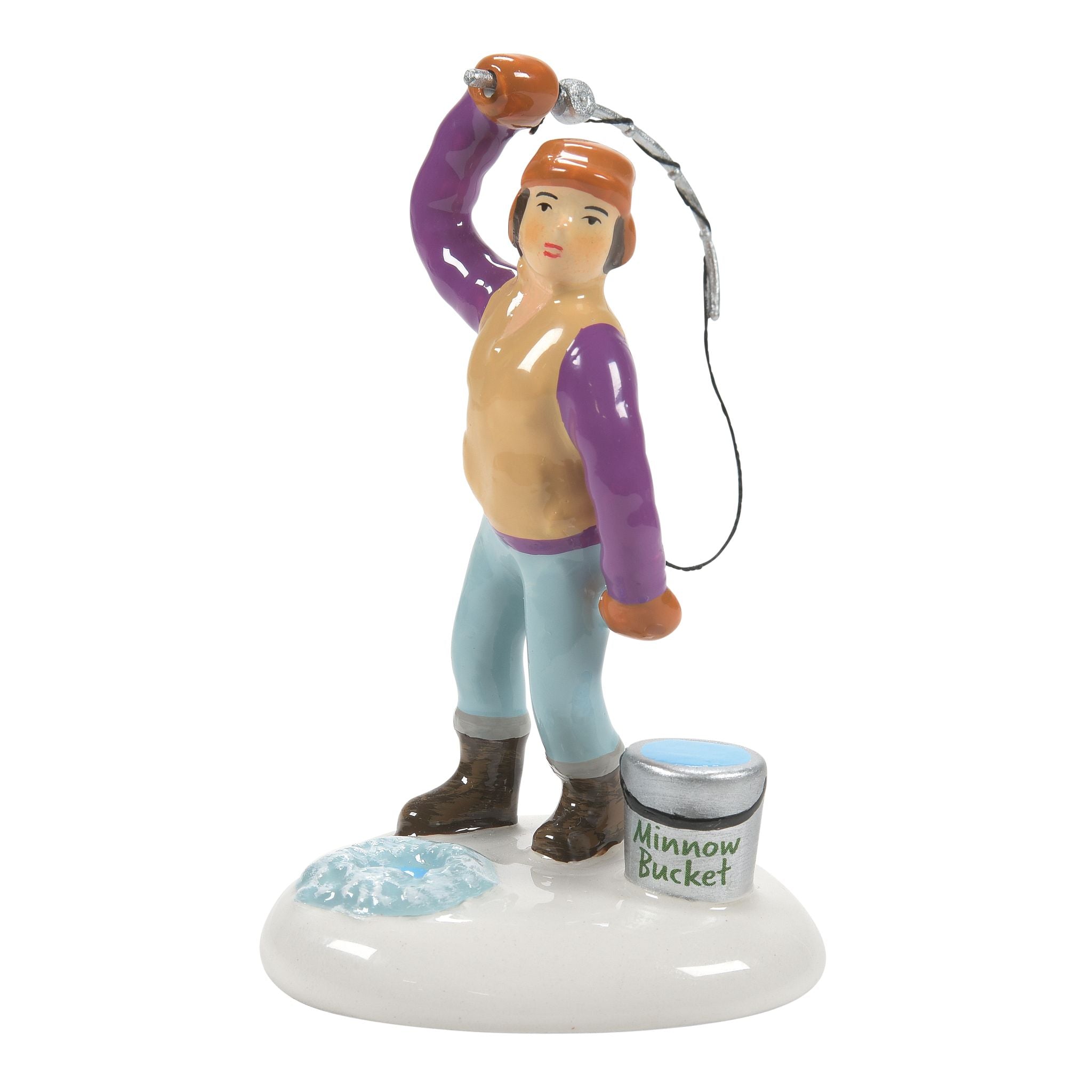 Department 56 Original Snow Village – Statuetta Good Old Charlie – Ceramica Dipinta A Mano – 7 Cm