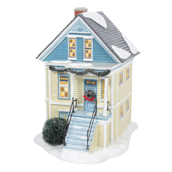  Department 56 Snow Village Oh Holy Night House and Angels Lit  Building and Figurine Set, 6.46 Inch, Multicolor : Home & Kitchen