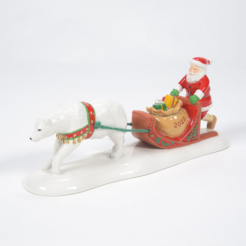 Dept 56 the Original Snow Village Santa Comes to Town in Box, Snow Dept 56 the Original Snow Village Santa Comes to Town in Box, Snow