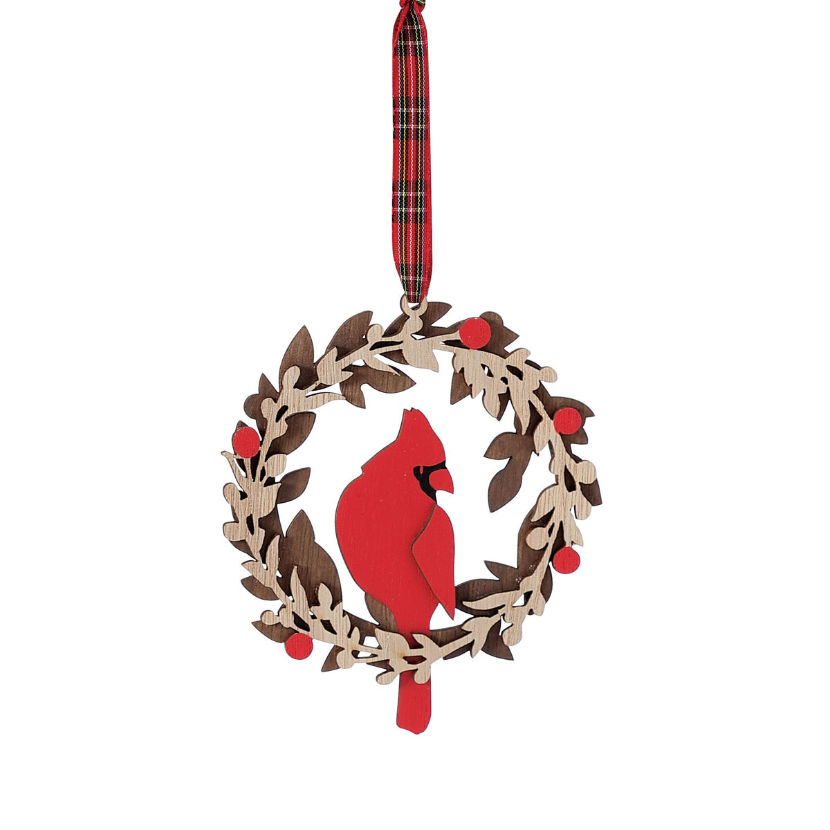 Flourish Cardinal Wreath Orn 6013177 – Department 56 Official Site