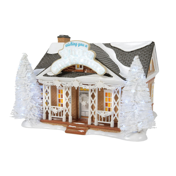  Department56 Original Snow Village Buck's Fish Shack - Edificio  iluminado, 5 pulgadas, multicolor : Hogar y Cocina