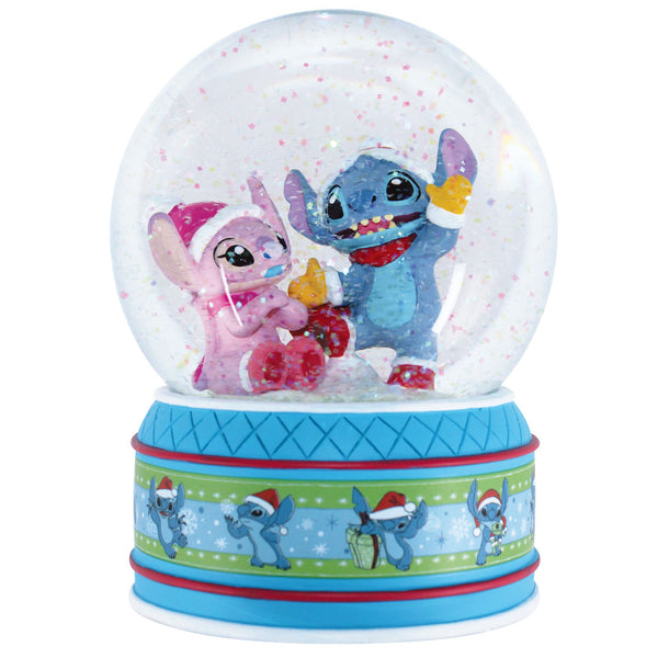Enesco Disney Ceramics Stitch and Angel Salt and Pepper Shaker Set, 3.5  Inch, Multicolor