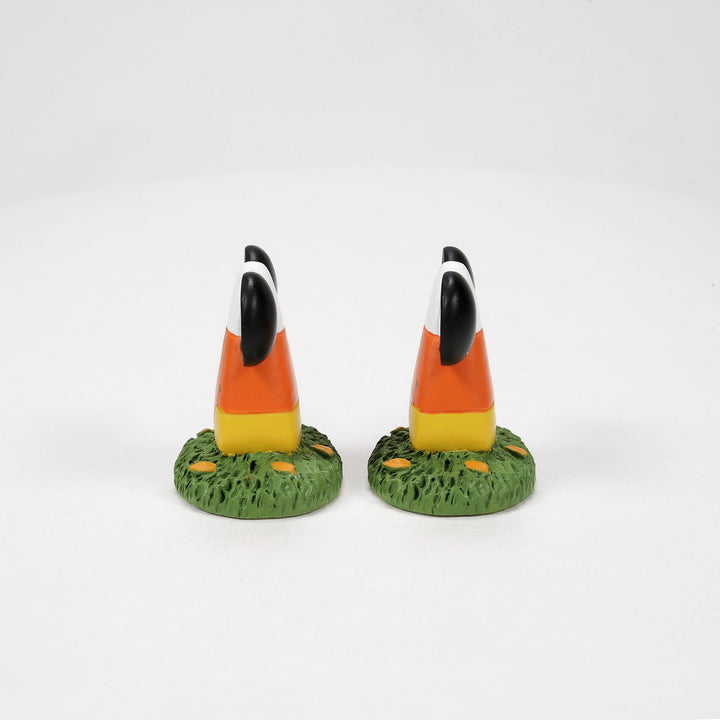 Candy Corn Topiaries S/2