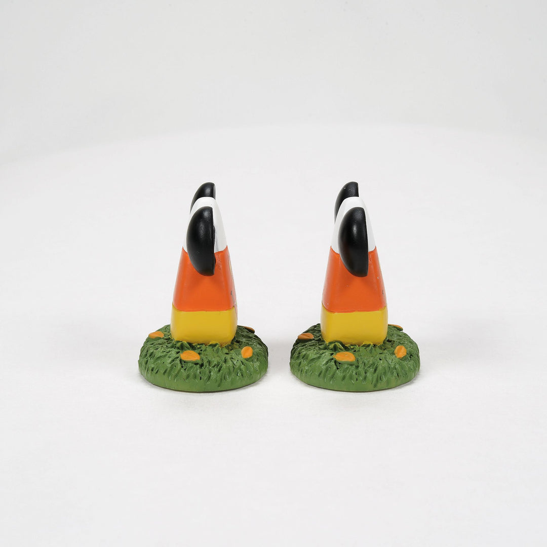 Candy Corn Topiaries S/2