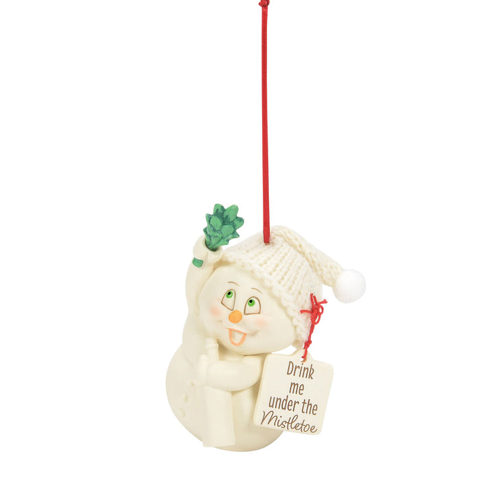 Drink Me Under Mistletoe orn