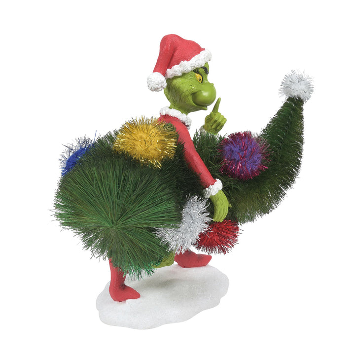 Grinch Stealing Tree Figurine