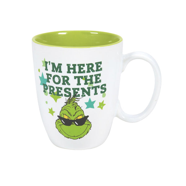 Department 56 Dr. Seuss The Grinch Dashing Through The No Coffee Mug, 1  Count (Pack of 1), Multicolor