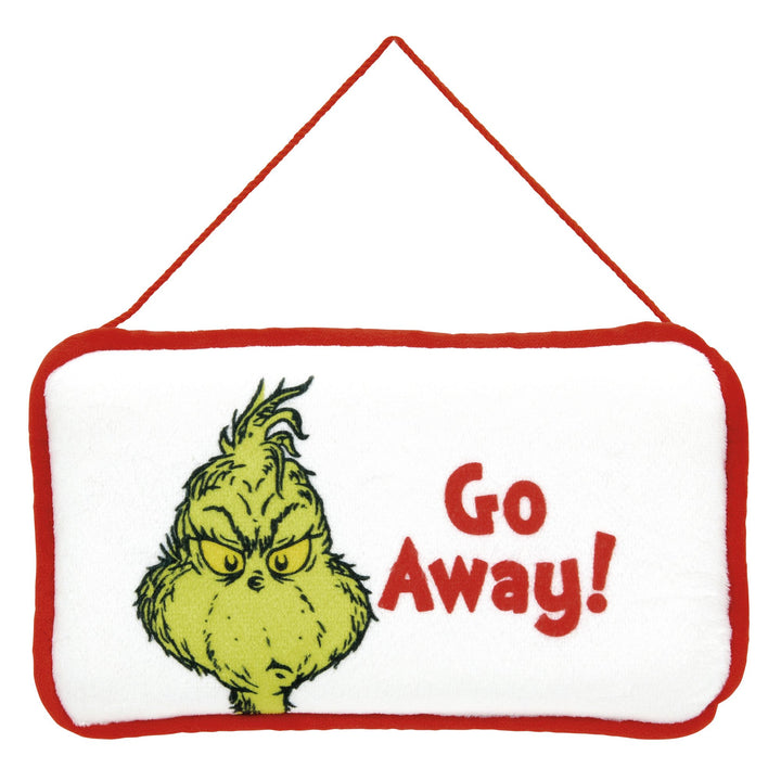 Grinch Go Away door hanger