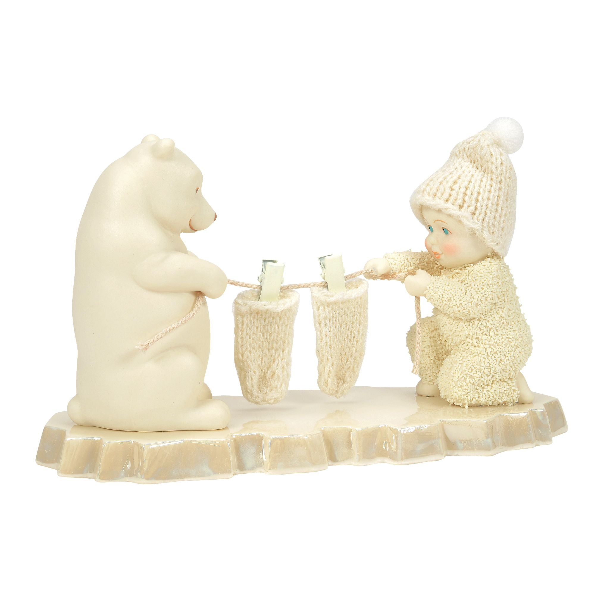 Dept 56 Snowbabies - Can I help too? - 1992 Ltd edition