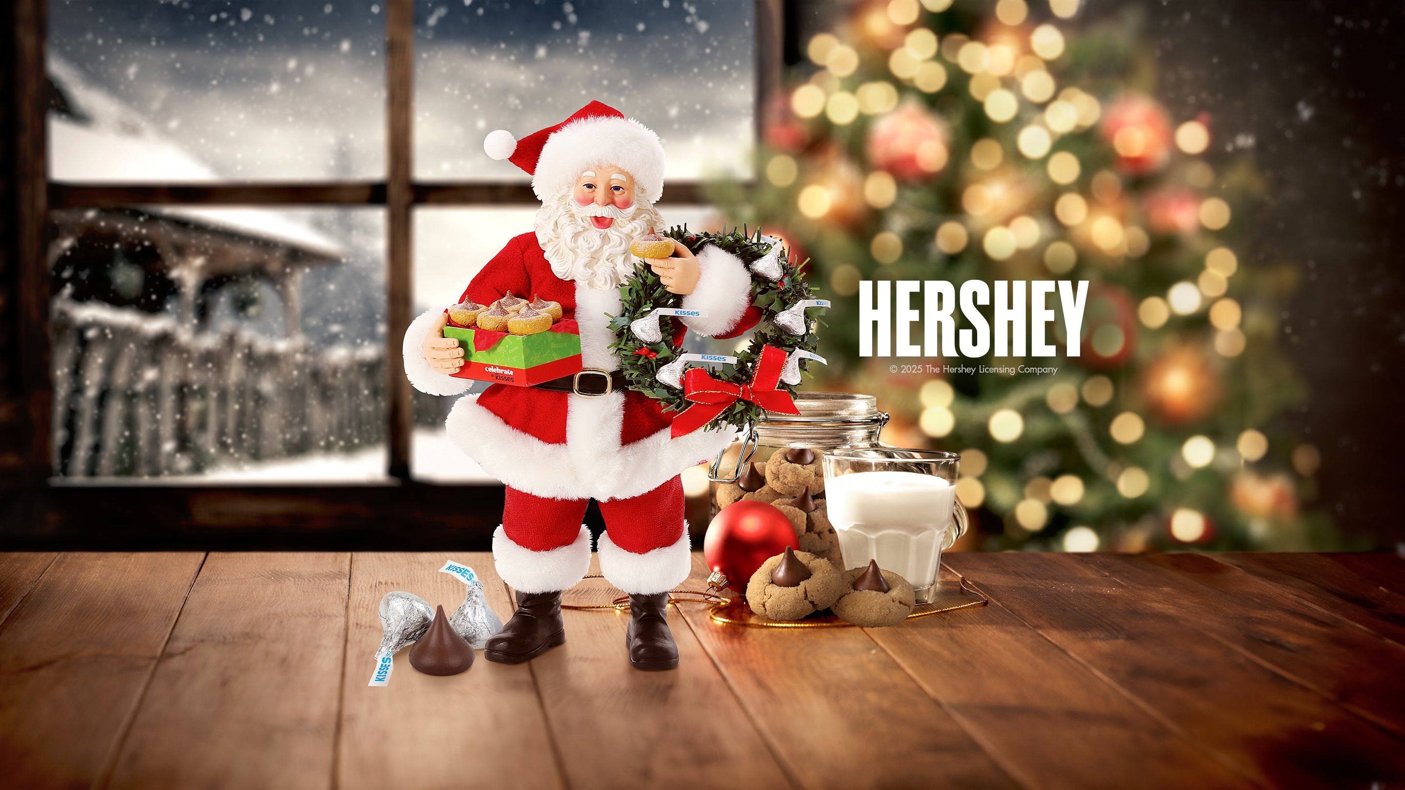 Department 56 Possible Dreams Hershey Santa figurine