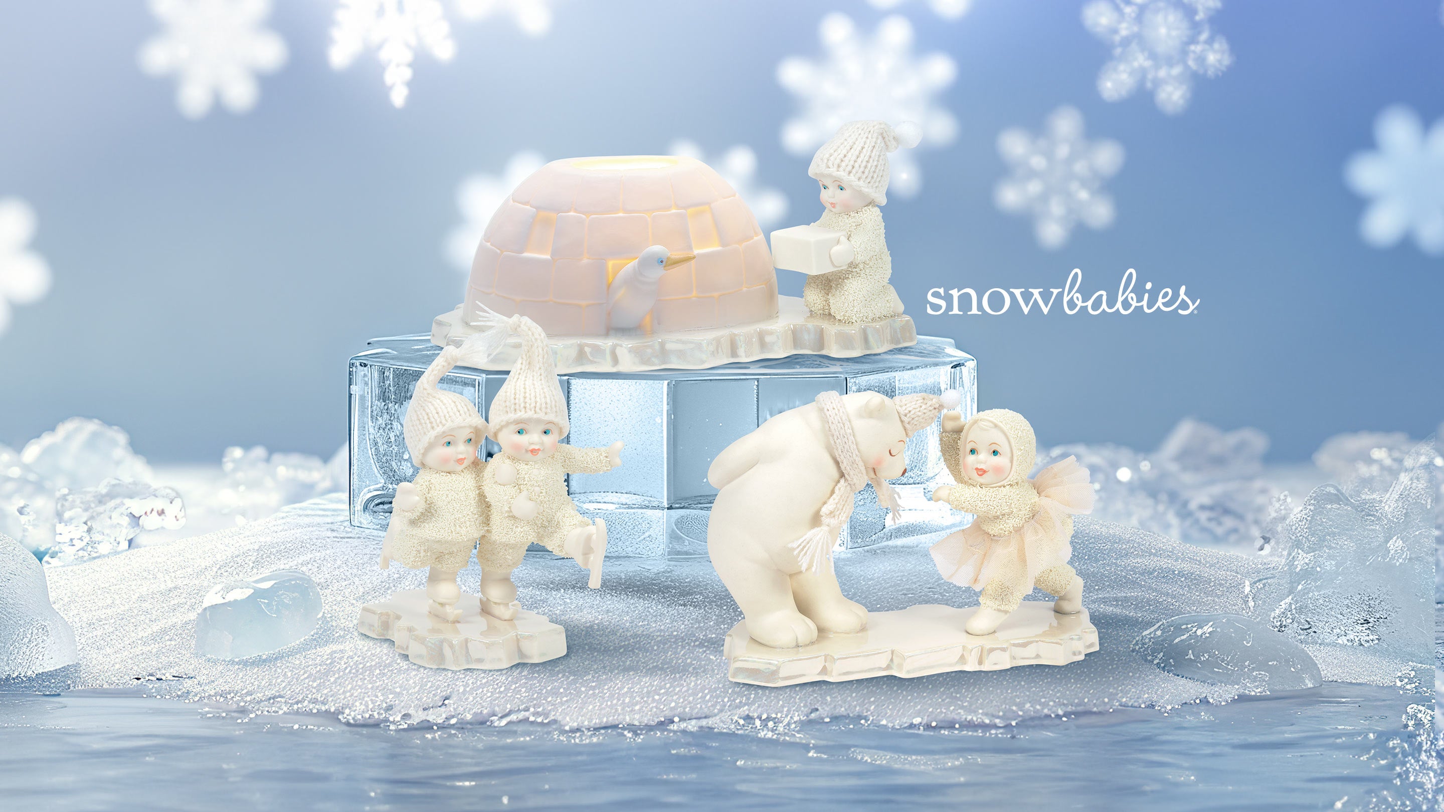 Department 56 Snowbabies Polarshores figurines