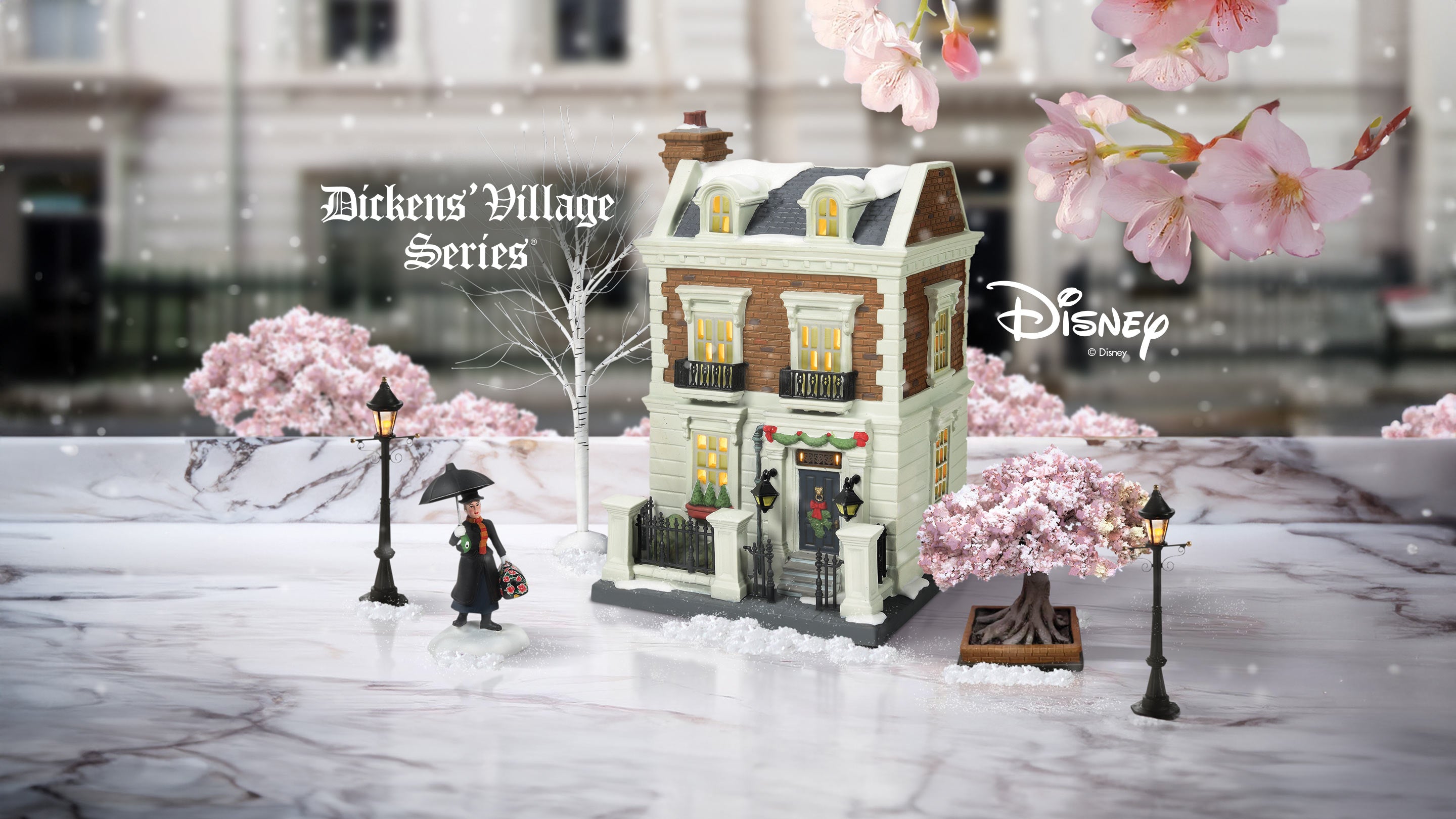 Department 56 Village Dickens Disney House and accessories