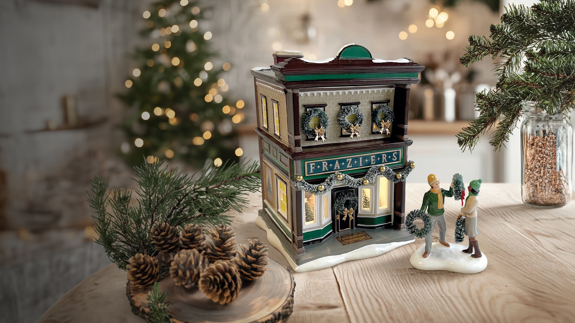 Department 56 Scenterville lit house and accessories