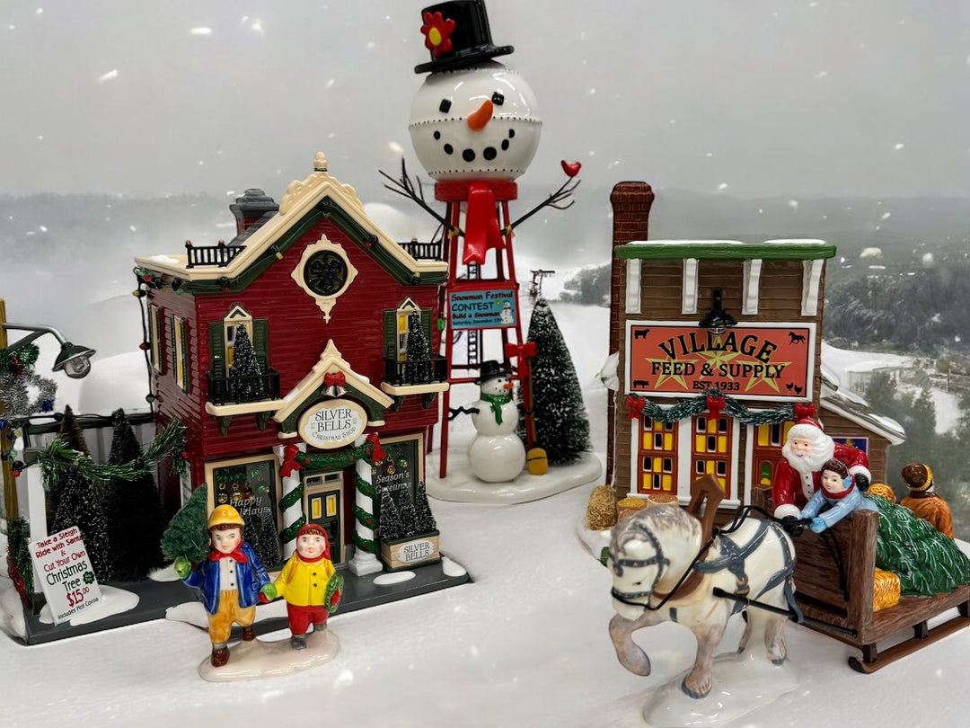 Downtown in Snow Village