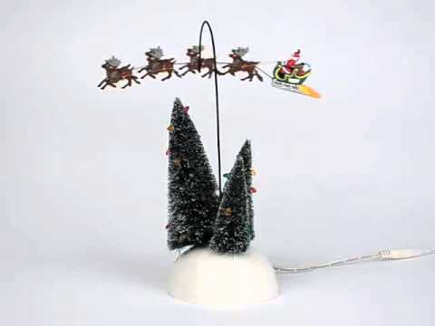 Animated Flaming Sleigh