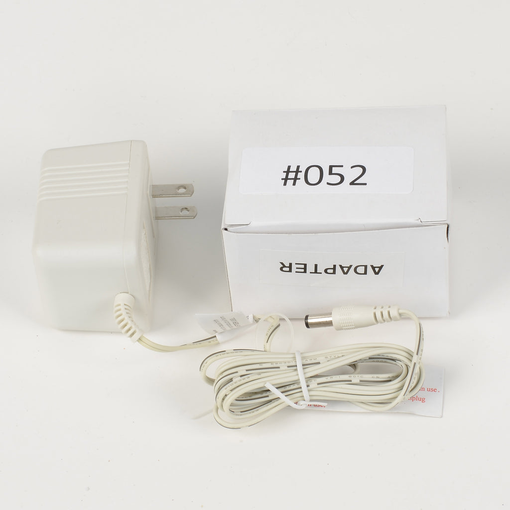 Replacement Adapter 12V AC 800mA white female jack