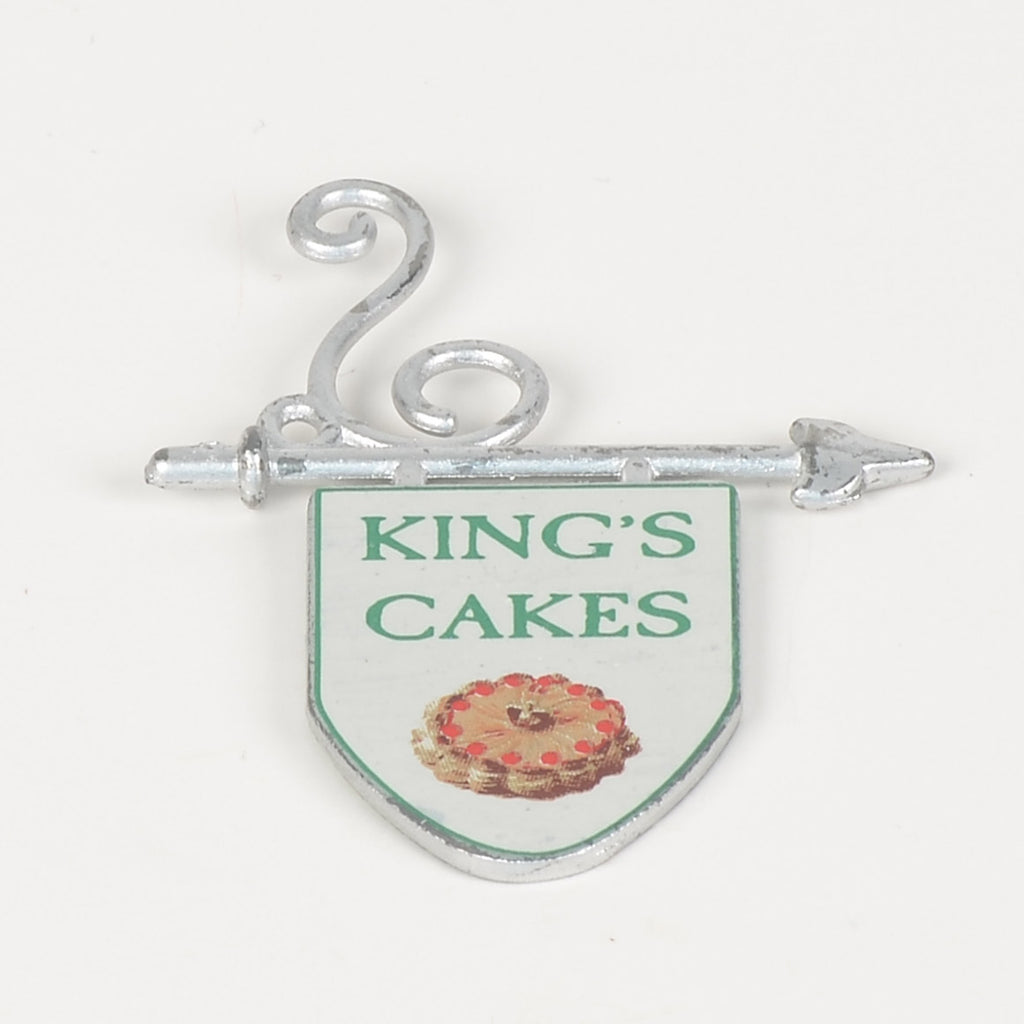King's Cakes Hanging Sign