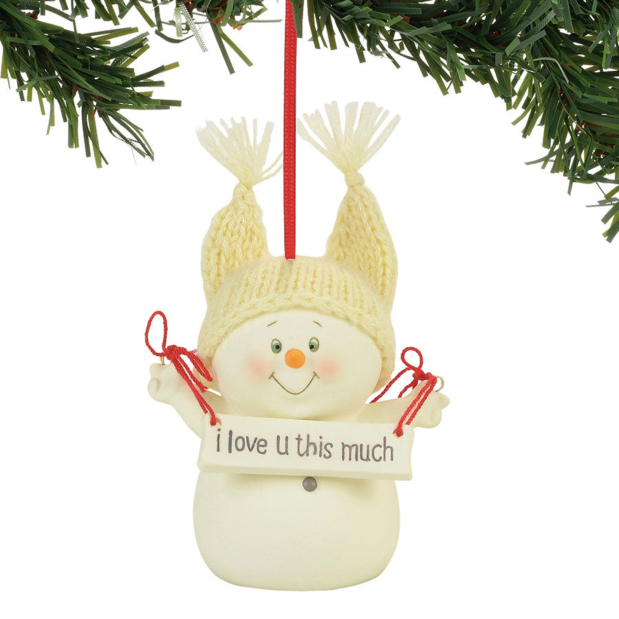 Snowpinions I Love You This Much Ornament 4057416 Department 56 Official Site 8851