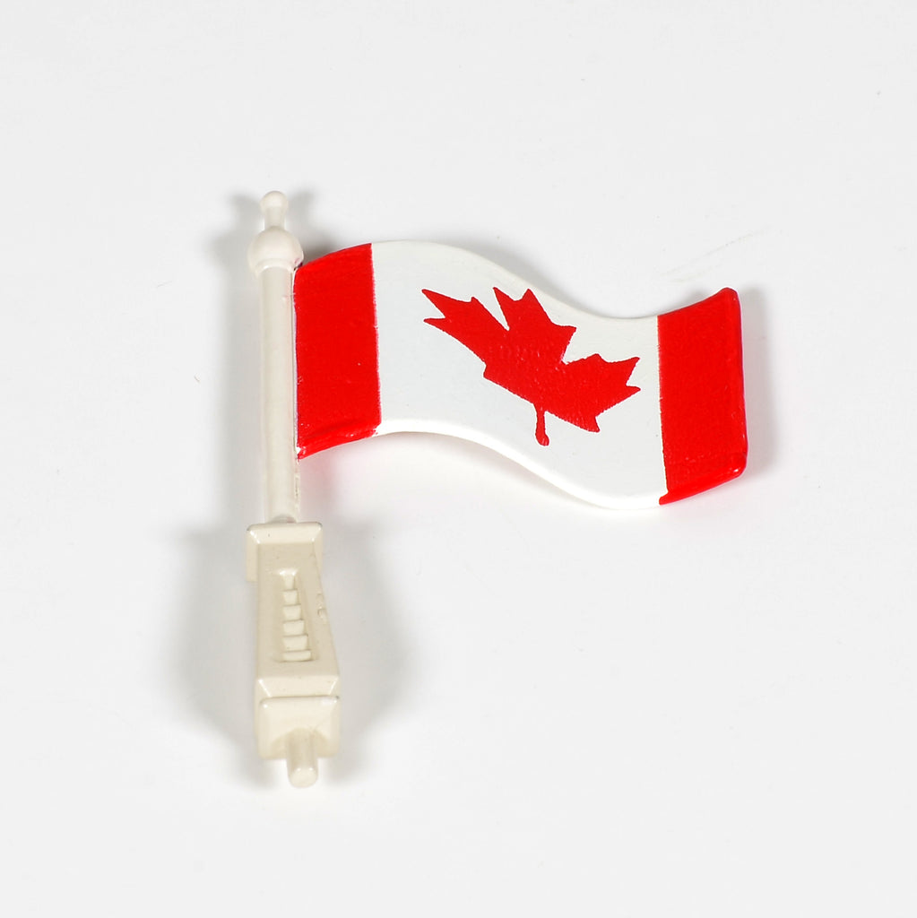 Village Town Hall Canadian Flag