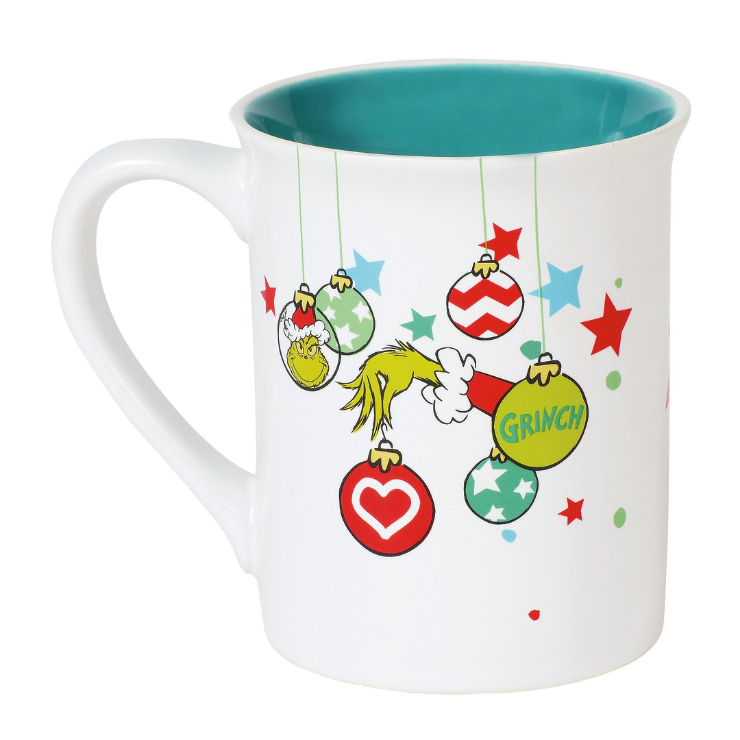 Resting Grinch Face Mug