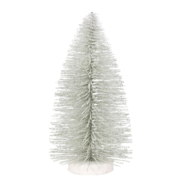 8 Inch Silver Glitter Tree